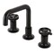 Kingston Brass KS142RKXMB Widespread Bathroom Faucet with Push Pop-Up, Matte Black KS142RKXMB - alternate 1